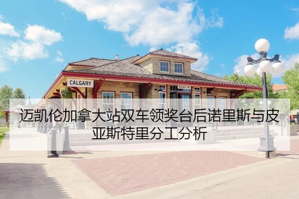 迈凯伦加拿大站双车领奖台后诺里斯与皮亚斯特里分工分析
