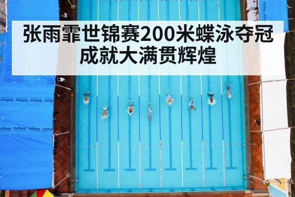 张雨霏世锦赛200米蝶泳夺冠成就大满贯辉煌